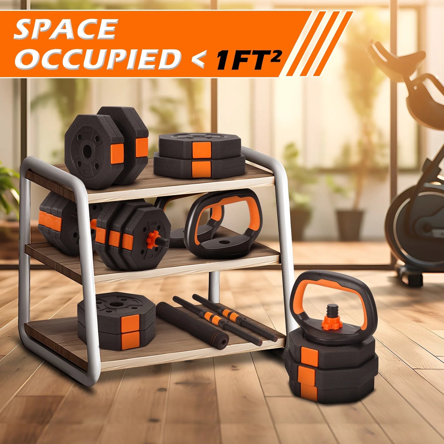 Nuvora Versa Dumbbells 66Lbs