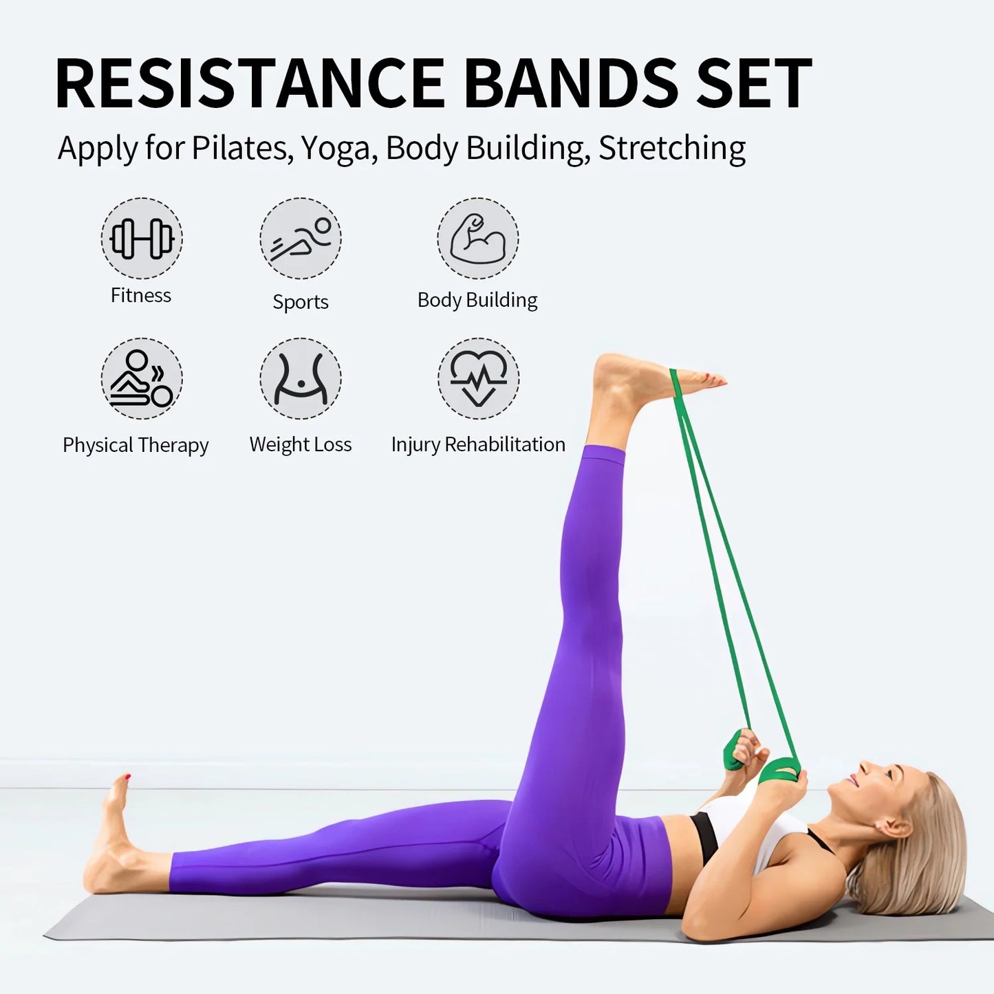 Nuvora FlexBands™ – 5-Pack Resistance Set