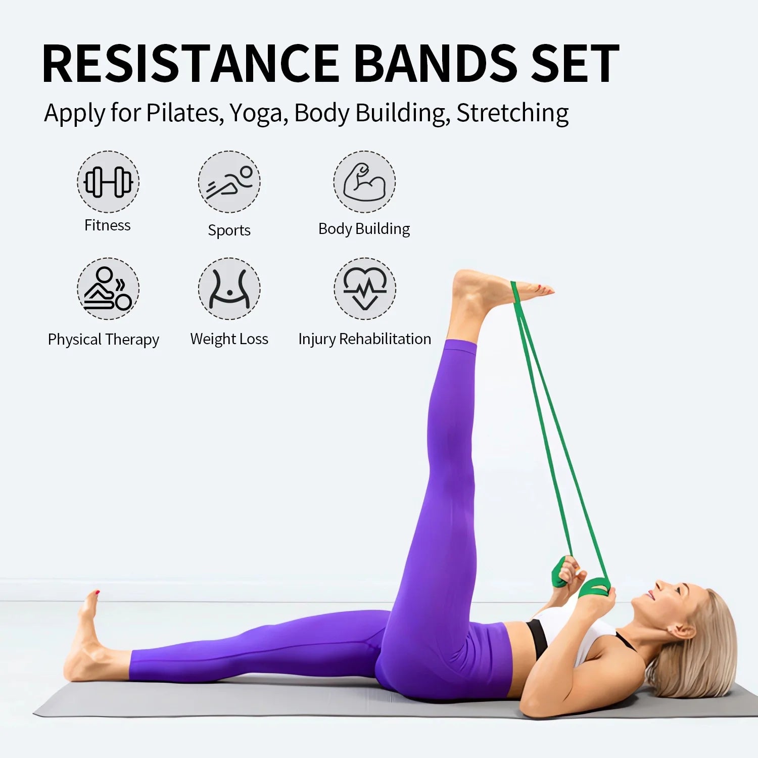 Nuvora FlexBands™ – 5-Pack Resistance Set