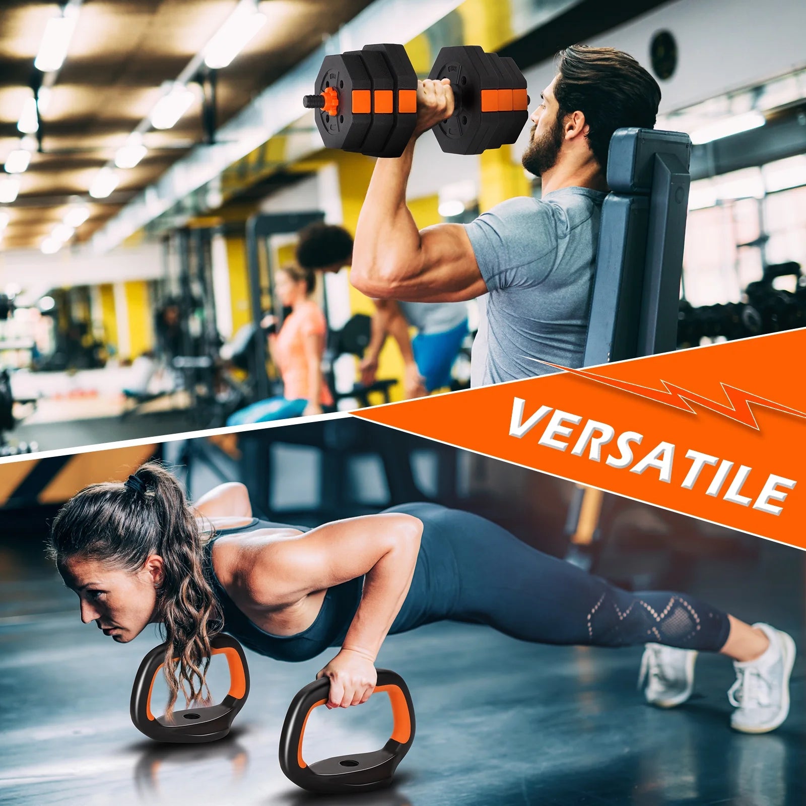 Nuvora Versa Dumbbells 66Lbs